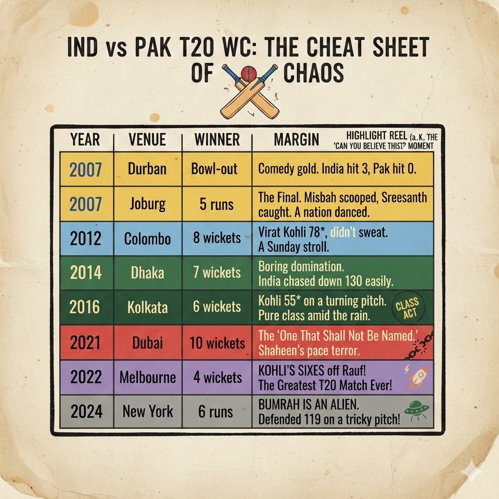 India vs Pakistan T20 World Cup