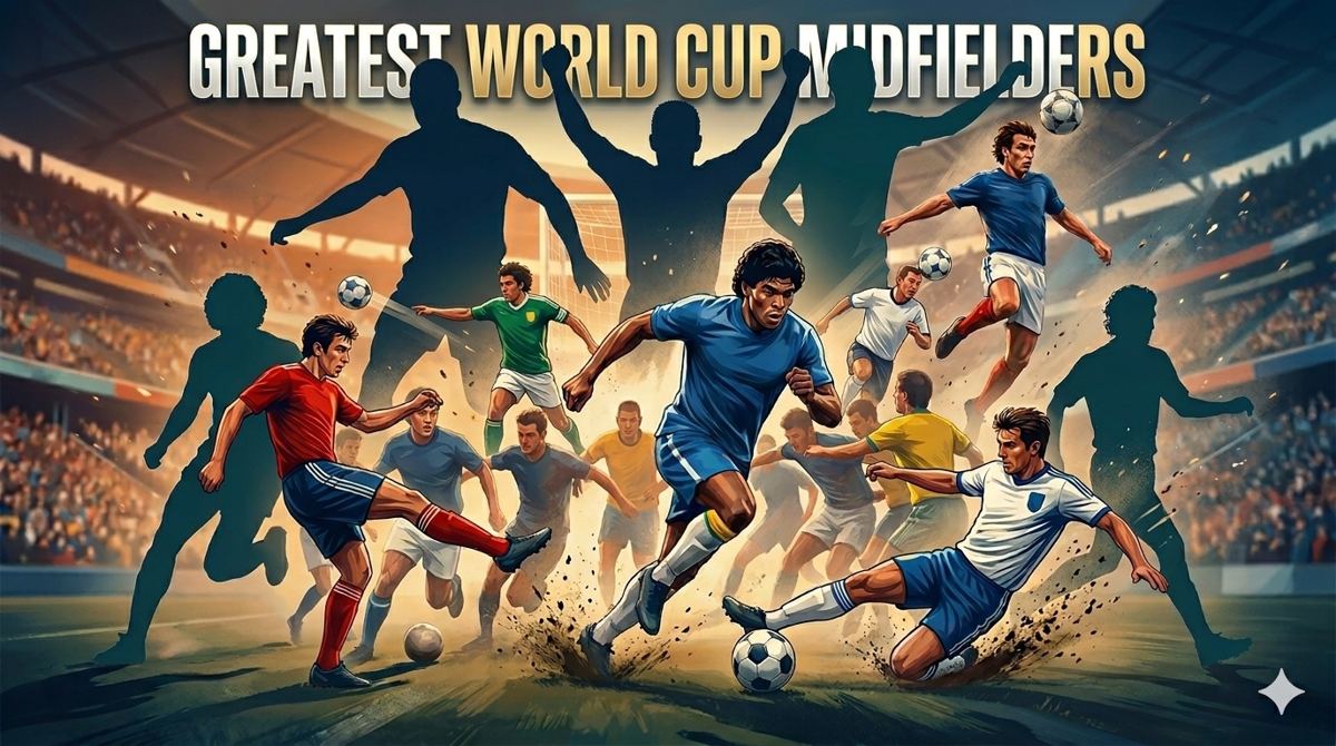 Xavi, Zidane, Pirlo? Ranking the 8 Greatest World Cup Midfielders Ever