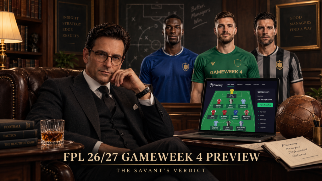 FPL Gameweek 4 Preview: Best Team, Captain & Differentials | 2026/27