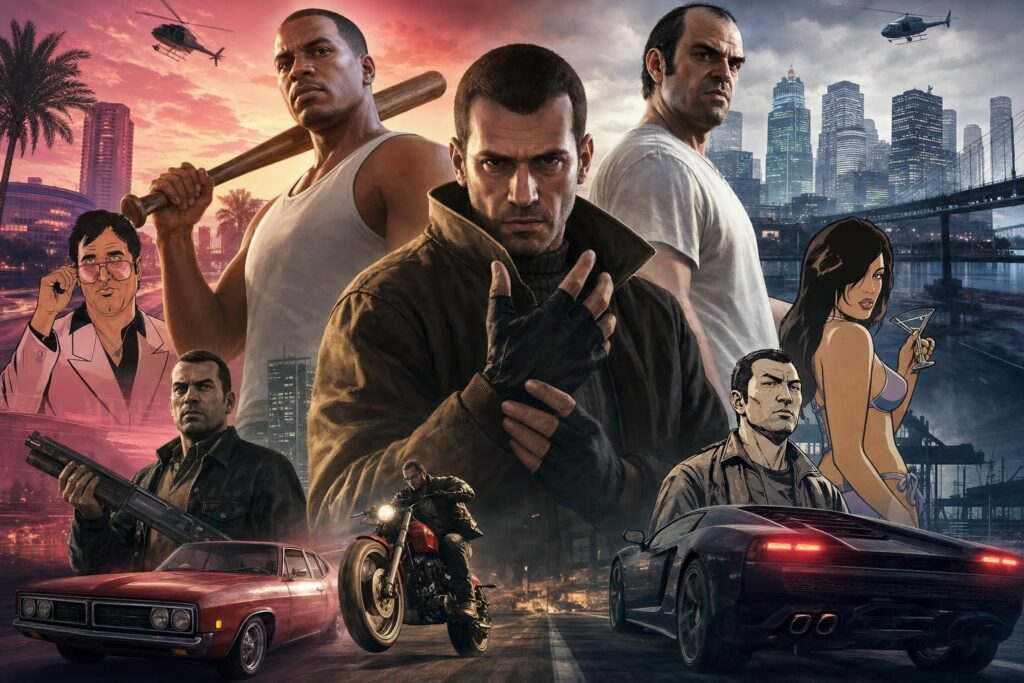 Every GTA Game Ranked From Worst to Best