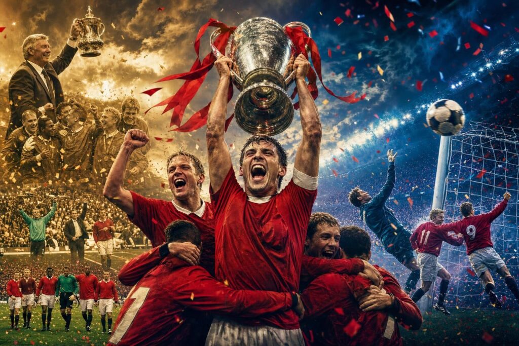How Manchester United Won the 1999 Treble, and How Close They Came to Losing It