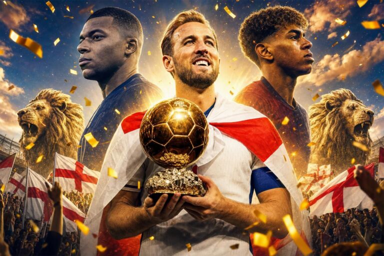 Harry Kane wins Ballon d’Or to end England’s 25-year wait